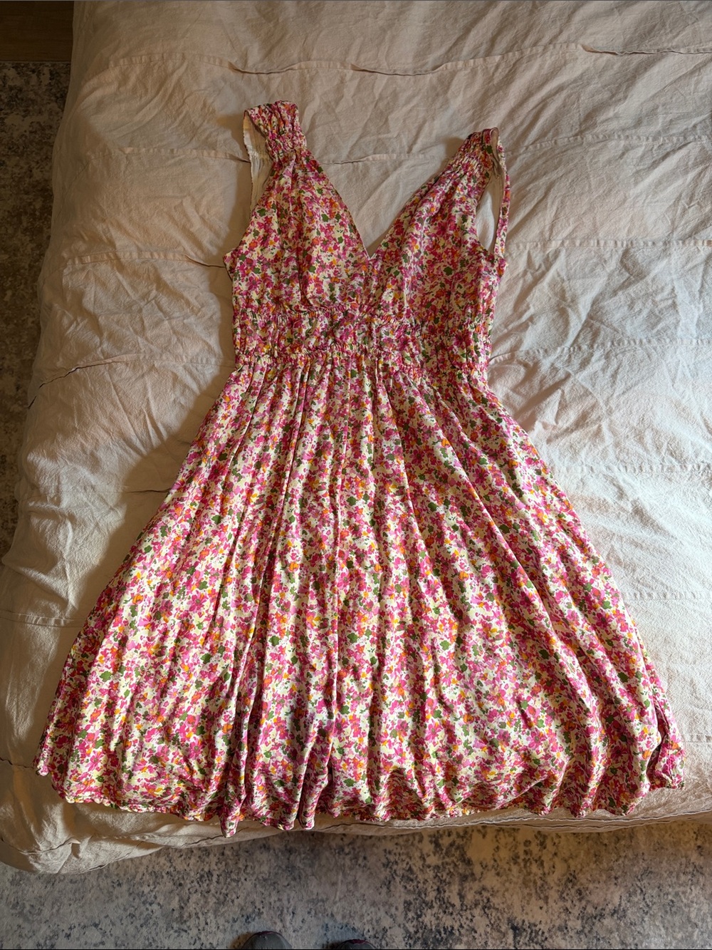 Floral Pink Summer Sundress
